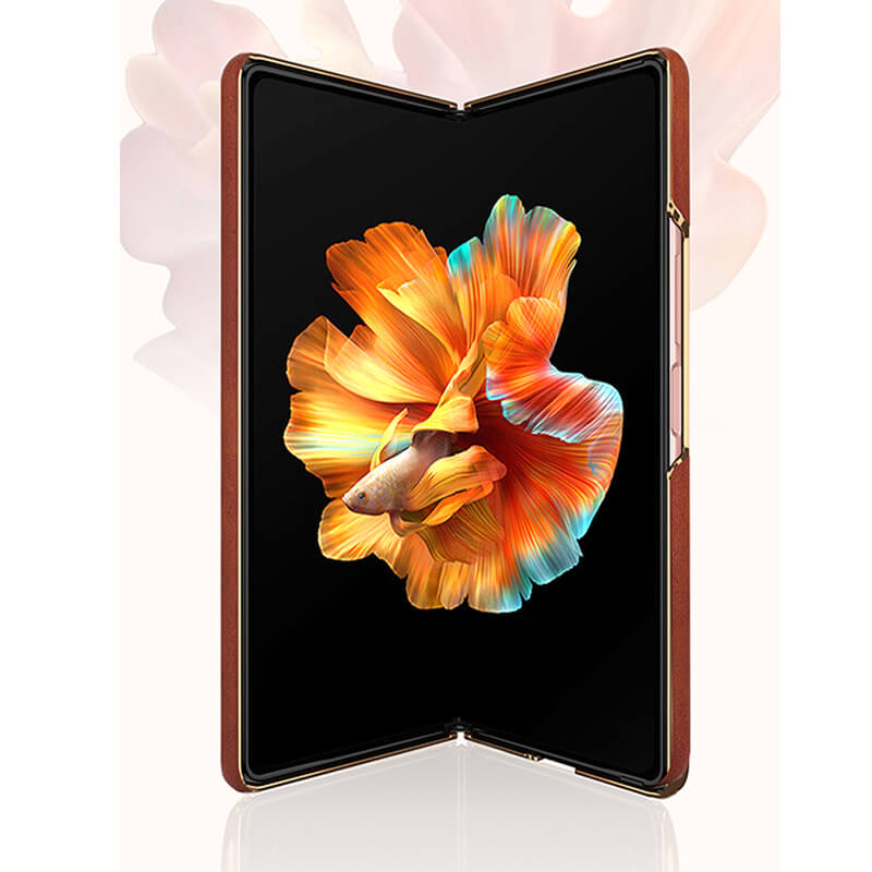 Samsung Galaxy Fold 3 HDD Electroplated Edge Anti-Scratch Leather Phone Case