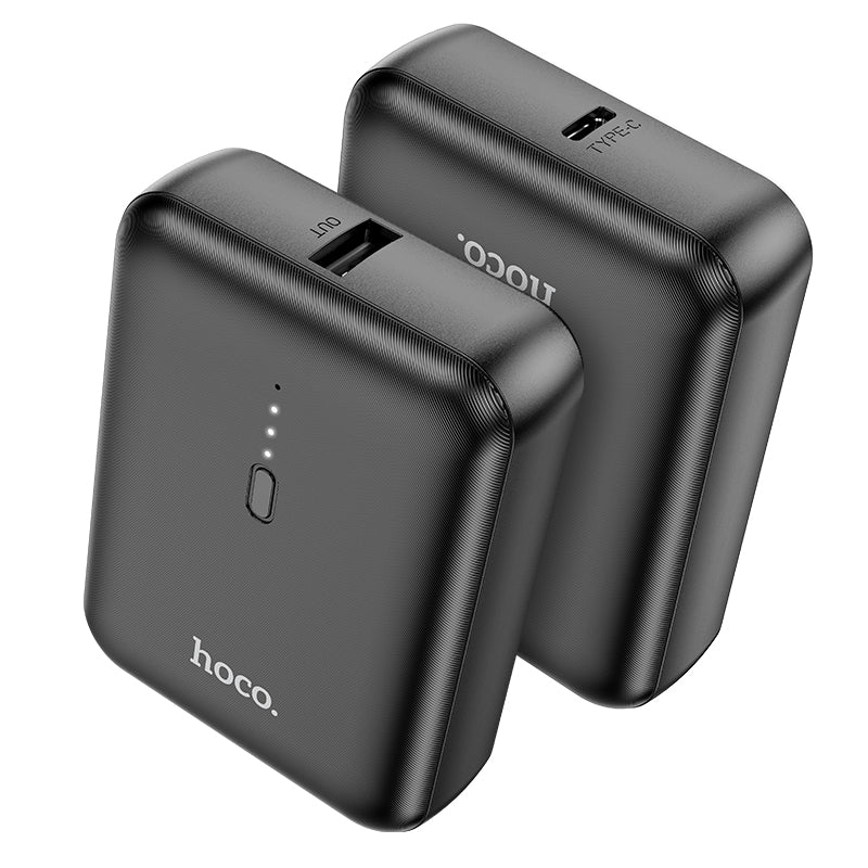 hoco. Strider 5000mAh Mini Portable Charger with Type-C Output J96 Black