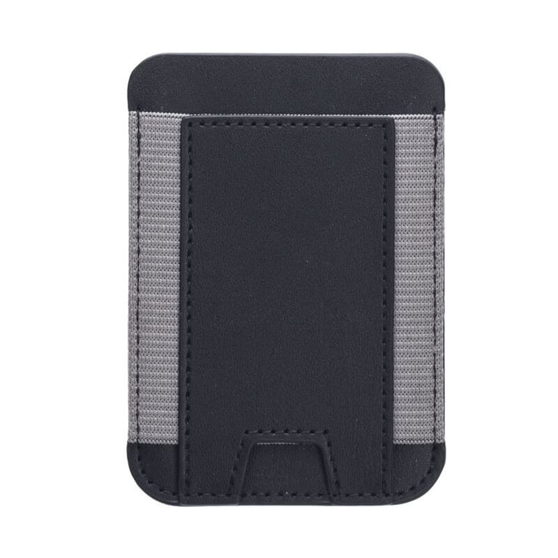 Mobie Back Stick Leather Elastic Band Magsafe Card Bag