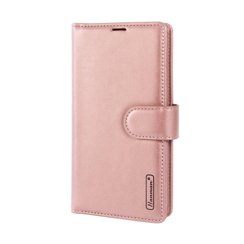 Samsung Galaxy S24 Plus Luxury Hanman Leather Dual Wallet Flip Case