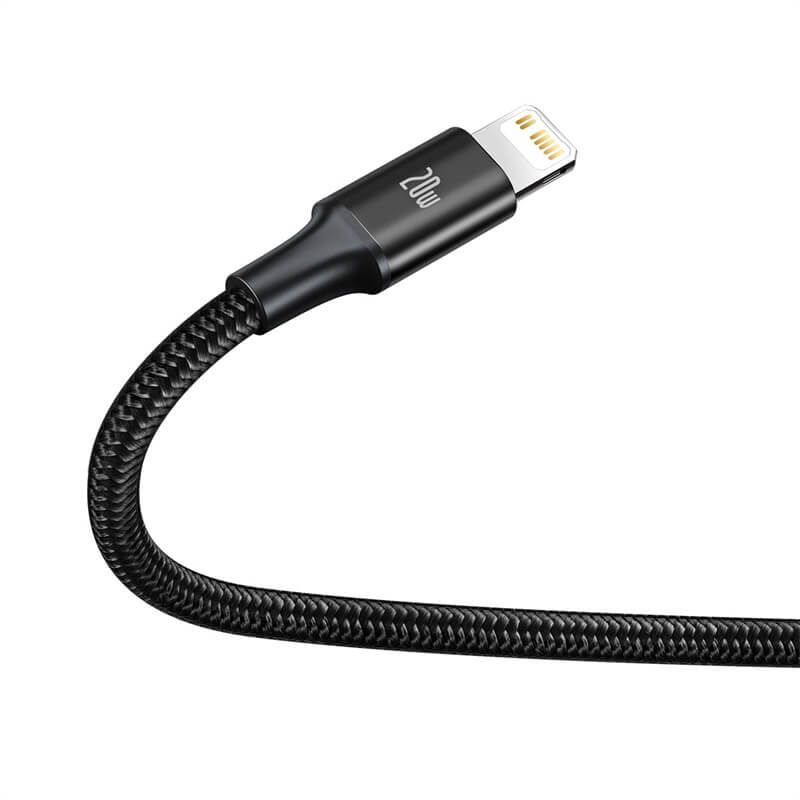 Baseus Rapid Series 3-in-1 Fast Charging Data Cable Type-C to C+L+C PD 20W 1.5m