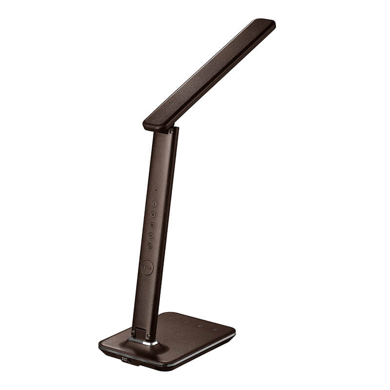 Mobie Foldable Leather Business Desk Lamp with Date Display U13