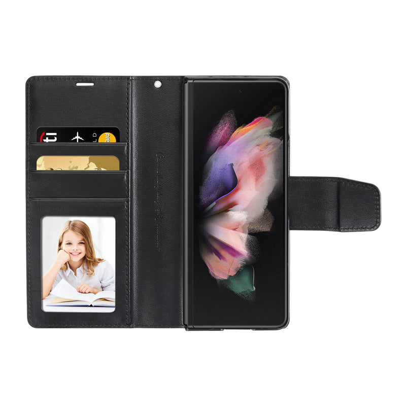 Samsung Galaxy Z Fold 2 Hanman Leather Wallet Flip Case