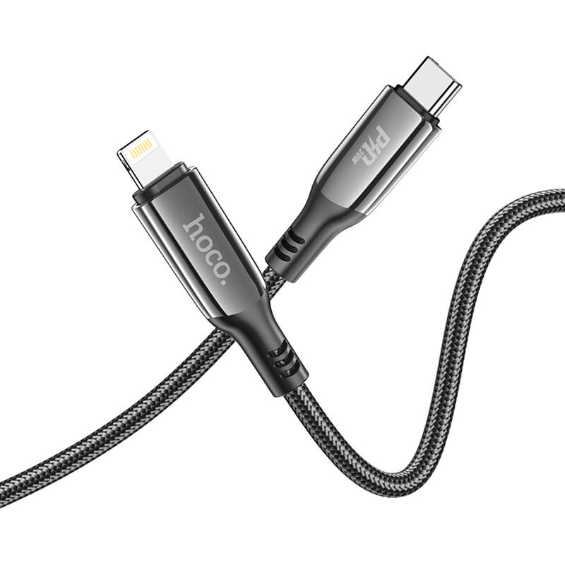 hoco. Type-C to Lightning Led PD 20W Extreme Charging Data Cable S51