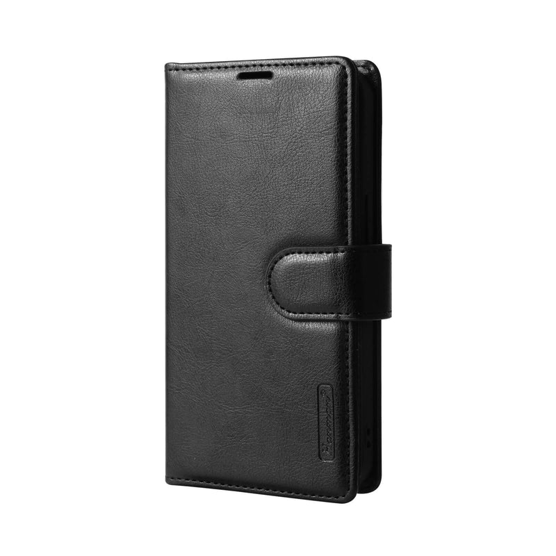 iPhone 15 Pro Luxury Hanman Leather Dual Wallet Flip Case