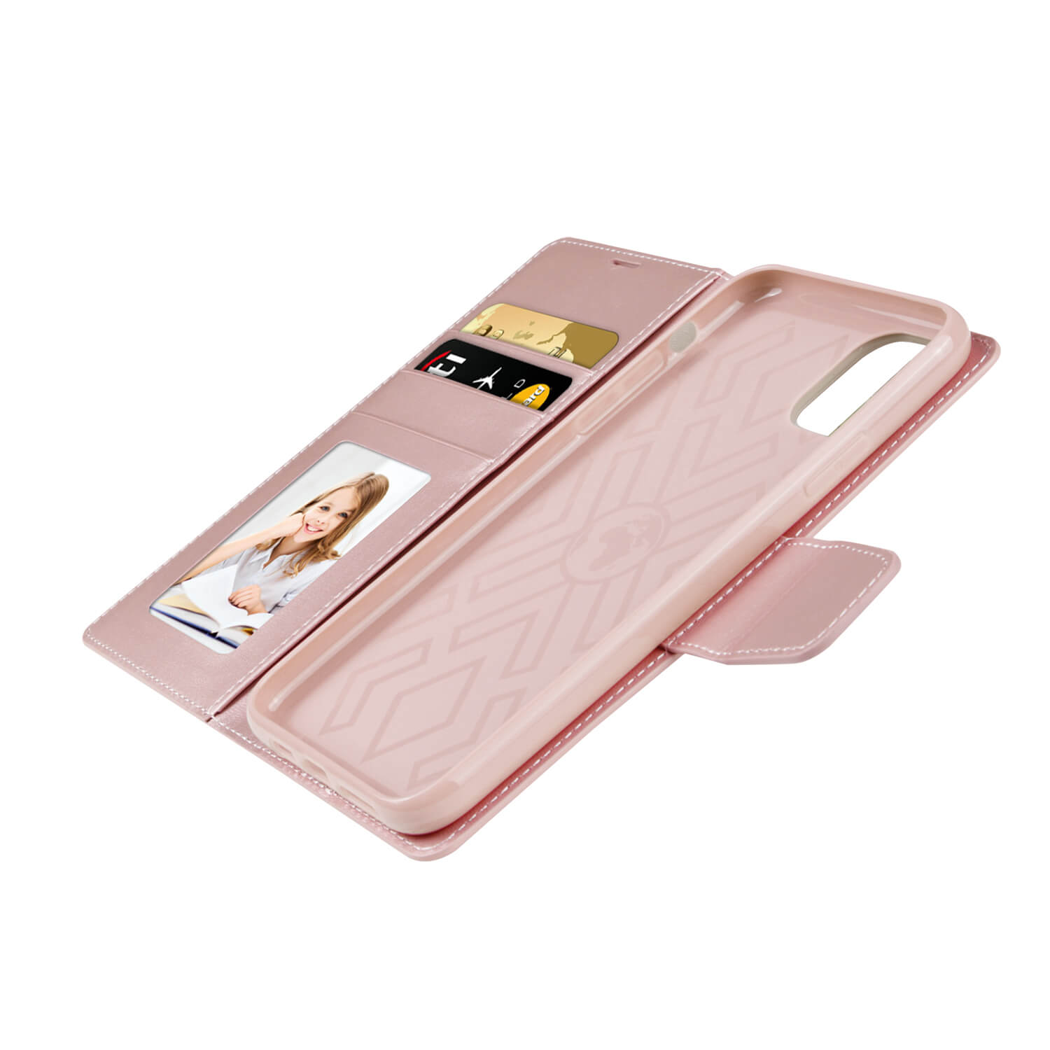 iPhone 12/12 Pro Luxury Hanman Leather Wallet Flip Case