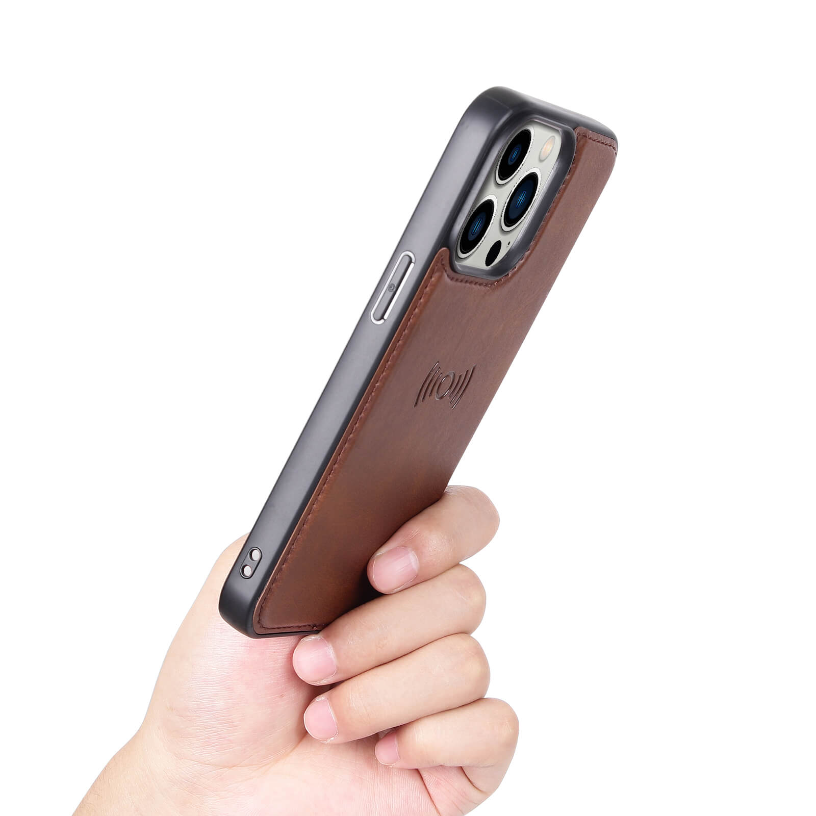 iPhone X Luxury Hanman Leather 2-in-1 Wallet Flip Case With Magnet Back