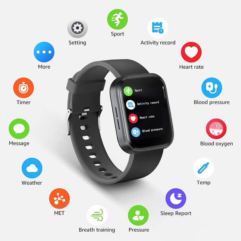 Mobie IP67 Waterproof Smart Watch with 100+ Sport Mode GTS4