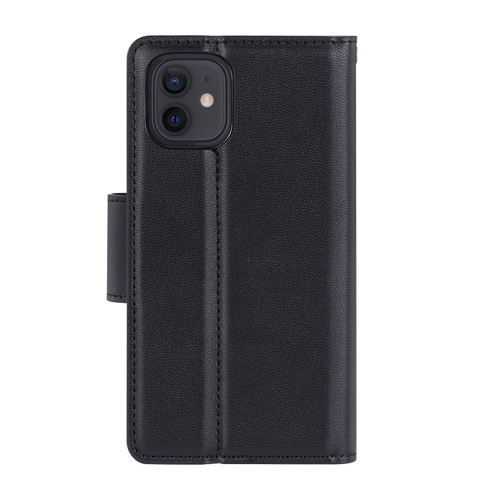 iPhone 12/12 Pro Luxury Hanman Leather Wallet Flip Case