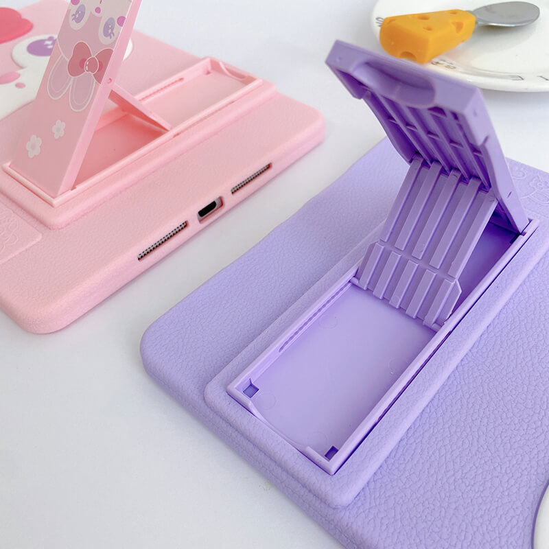 iPad Mini 5th 7.9" 2019 Q Uncle Pink Bunny Silicone iPad Case