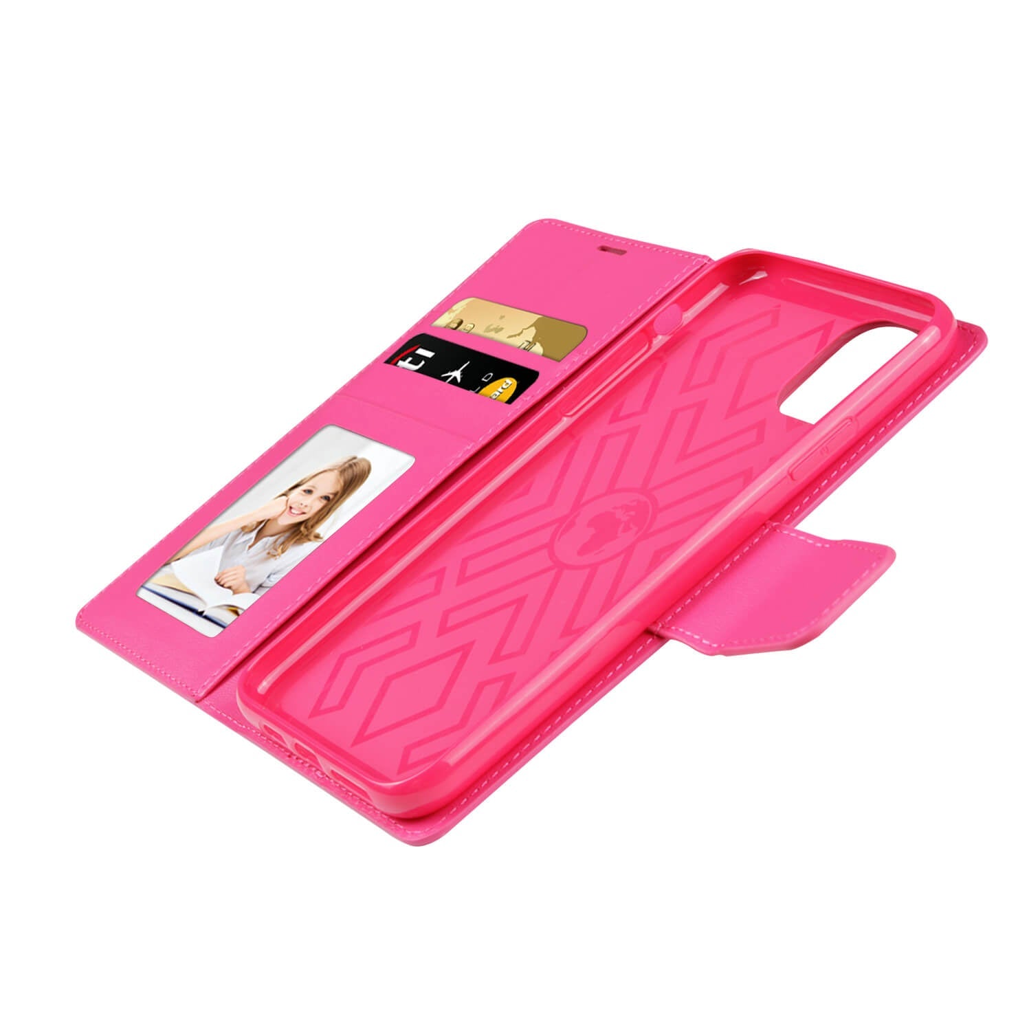iPhone 12/12 Pro Luxury Hanman Leather Wallet Flip Case