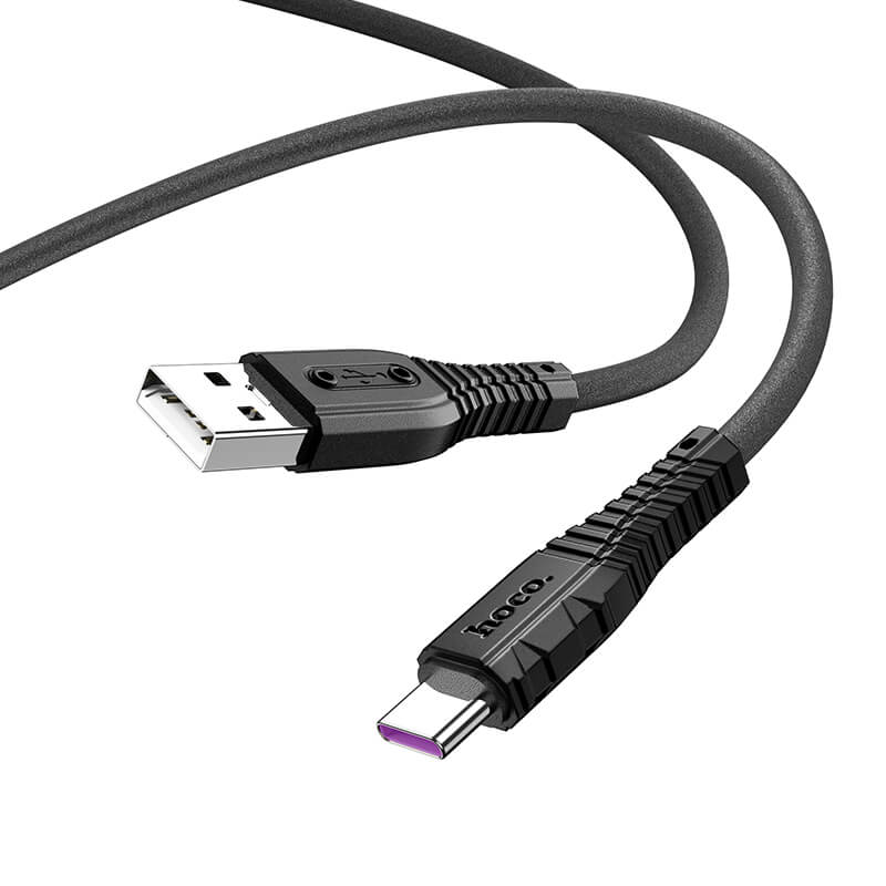 hoco. Nano Silicone Fast Charging Data Cable for Type-C X67