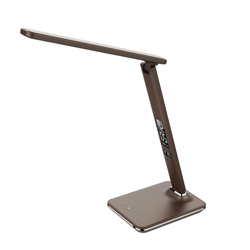 Mobie Foldable Leather Business Desk Lamp with Date Display U13