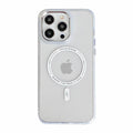 iPhone 15 AllureEyes Colorful Frame Transparent Phone Case with Magsafe