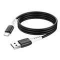 hoco. Silicone 3A Charging Data Cable USB-A to Type-C X82