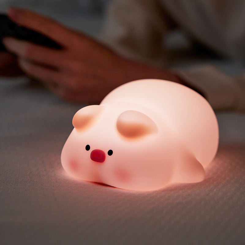 Mobie Lovely Pig Silicone Touch Night Light