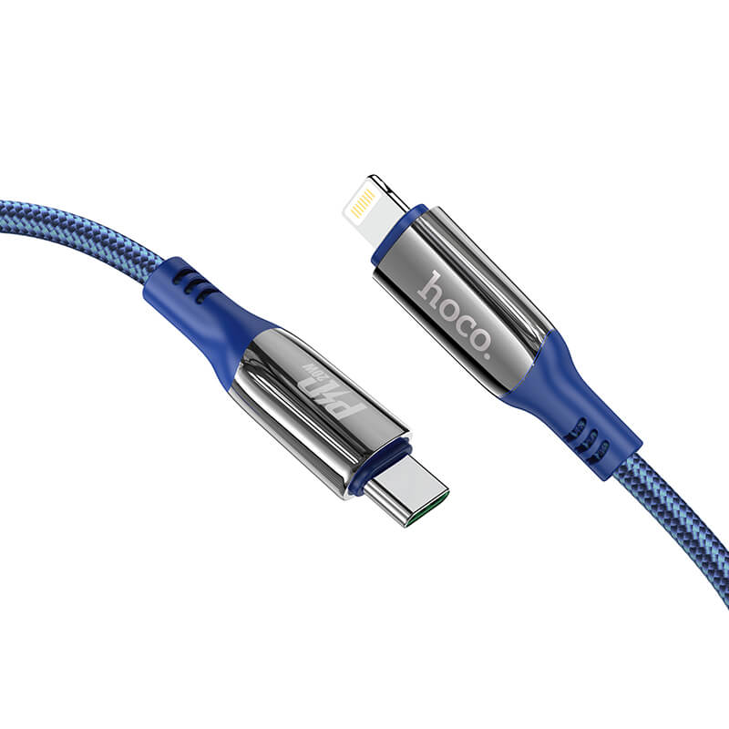 hoco. Type-C to Lightning Led PD 20W Extreme Charging Data Cable S51