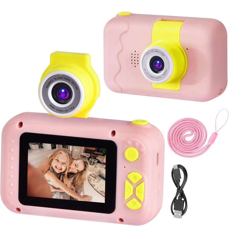 Mobie Fun Children Camera 1080P with Flip Lens