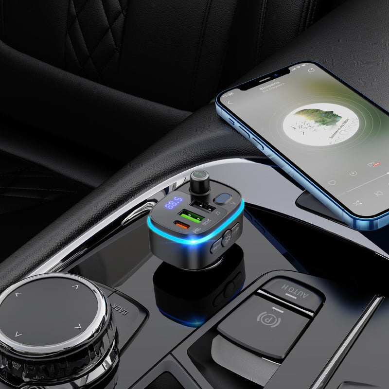 hoco. Fast PD 20W+QC 3.0 Car Bluetooth FM transmitter