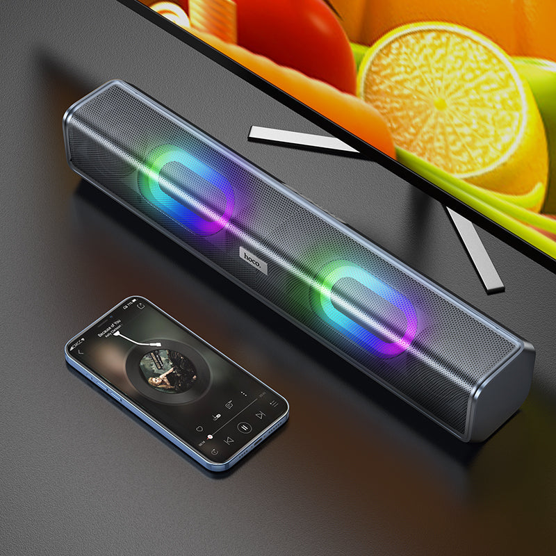 hoco. 5.1 Bluetooth Desktop Wireless Speaker with LED Lights BS49