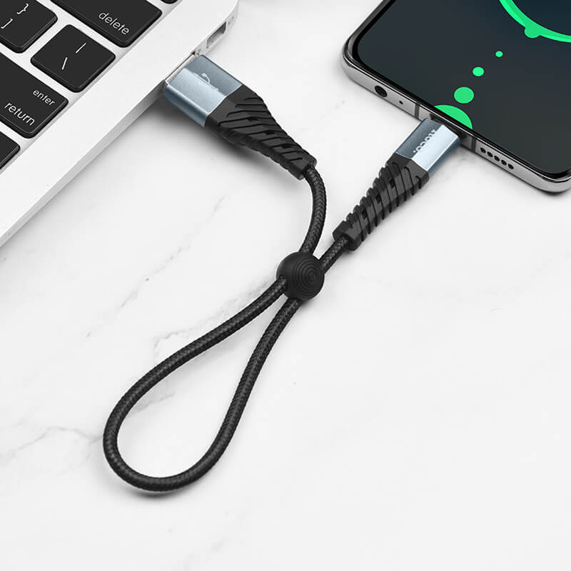 hoco. Cool Charging Data Cable USB-A to Type-C 0.25m X38