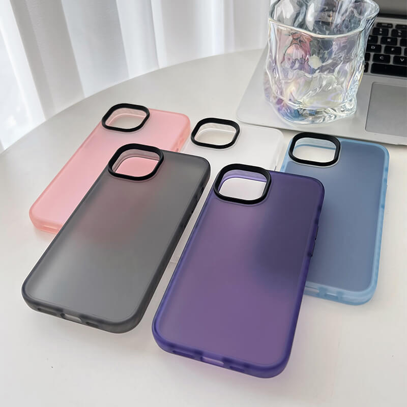 iPhone 15 Pro Dunjia Series Matte Translucent Phone Case