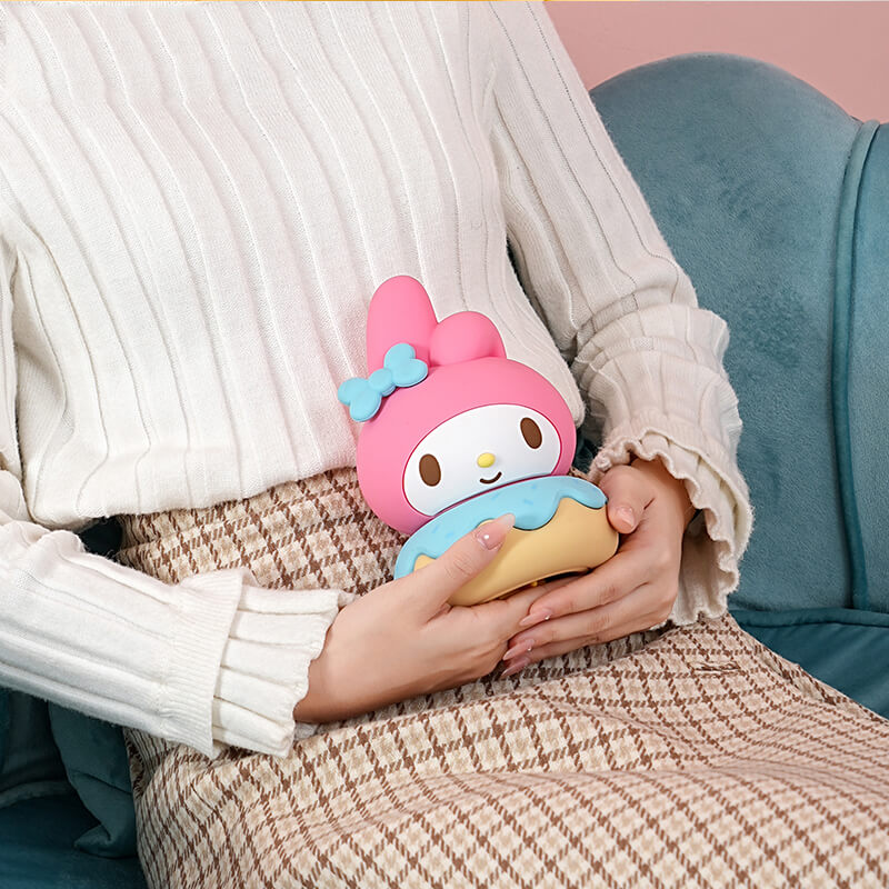 Q Uncle Kuromi Silicone Water Bag for Warm and Cool Microwave Heating