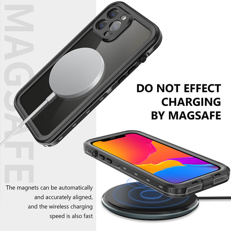 iPhone Xs Max Redpepper IP68 Waterproof Phone Case Black