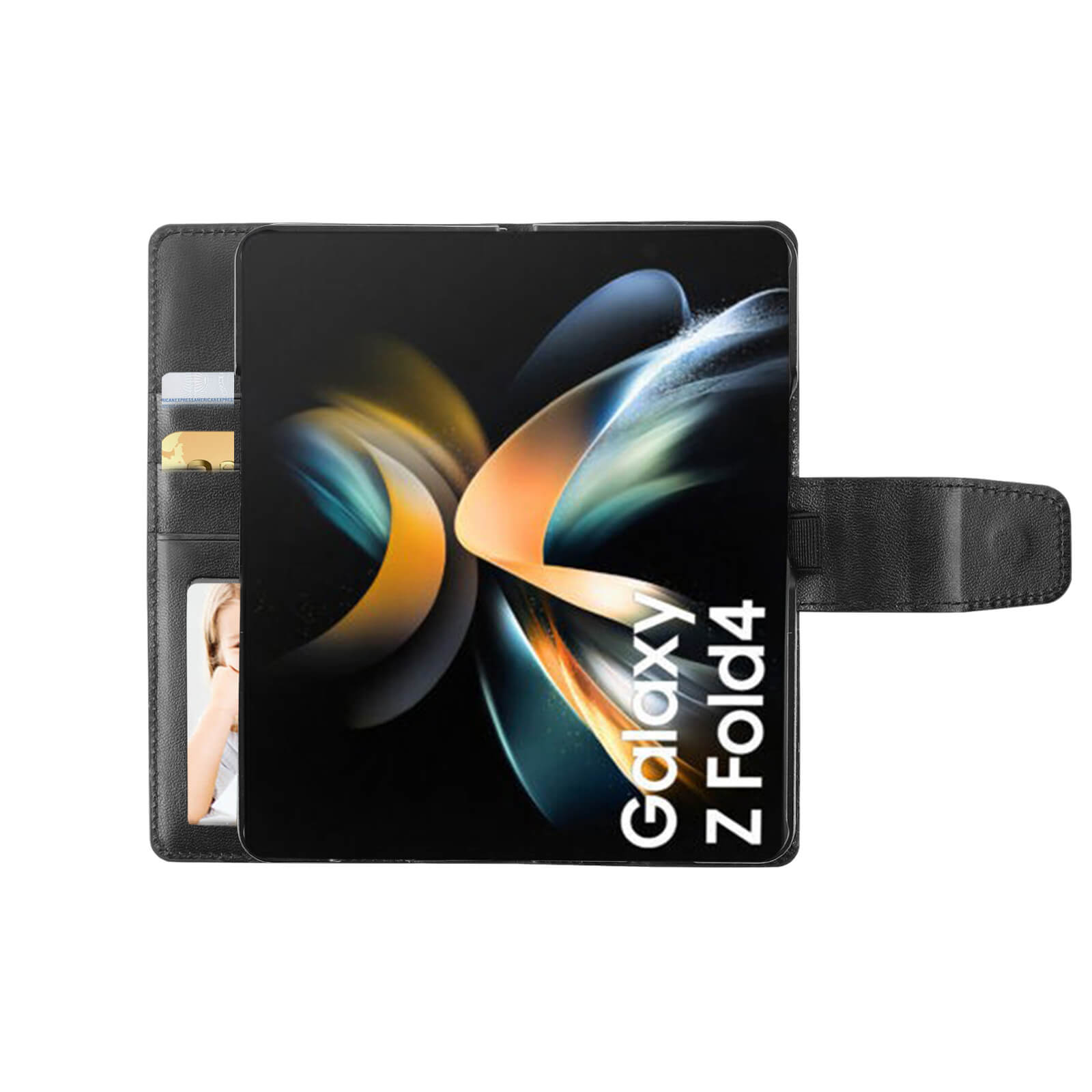 Samsung Galaxy Z Fold 5 Hanman Leather Wallet Phone Case