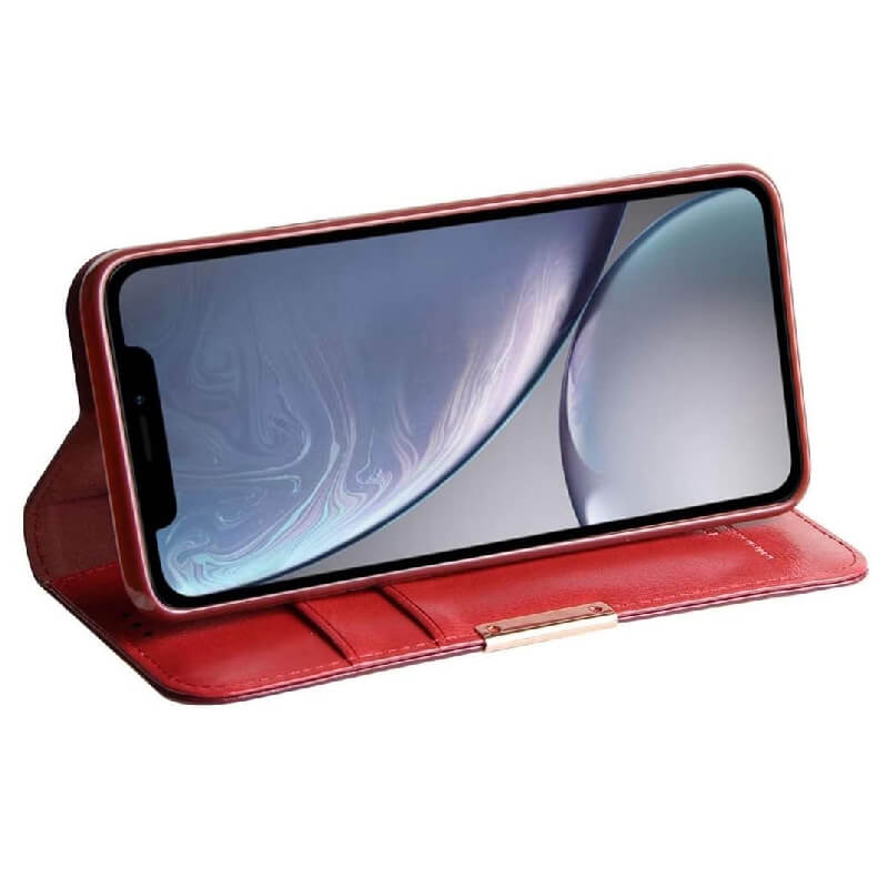 iPhone 11 DZGOGO Genuine Leather Wallet Case Cover
