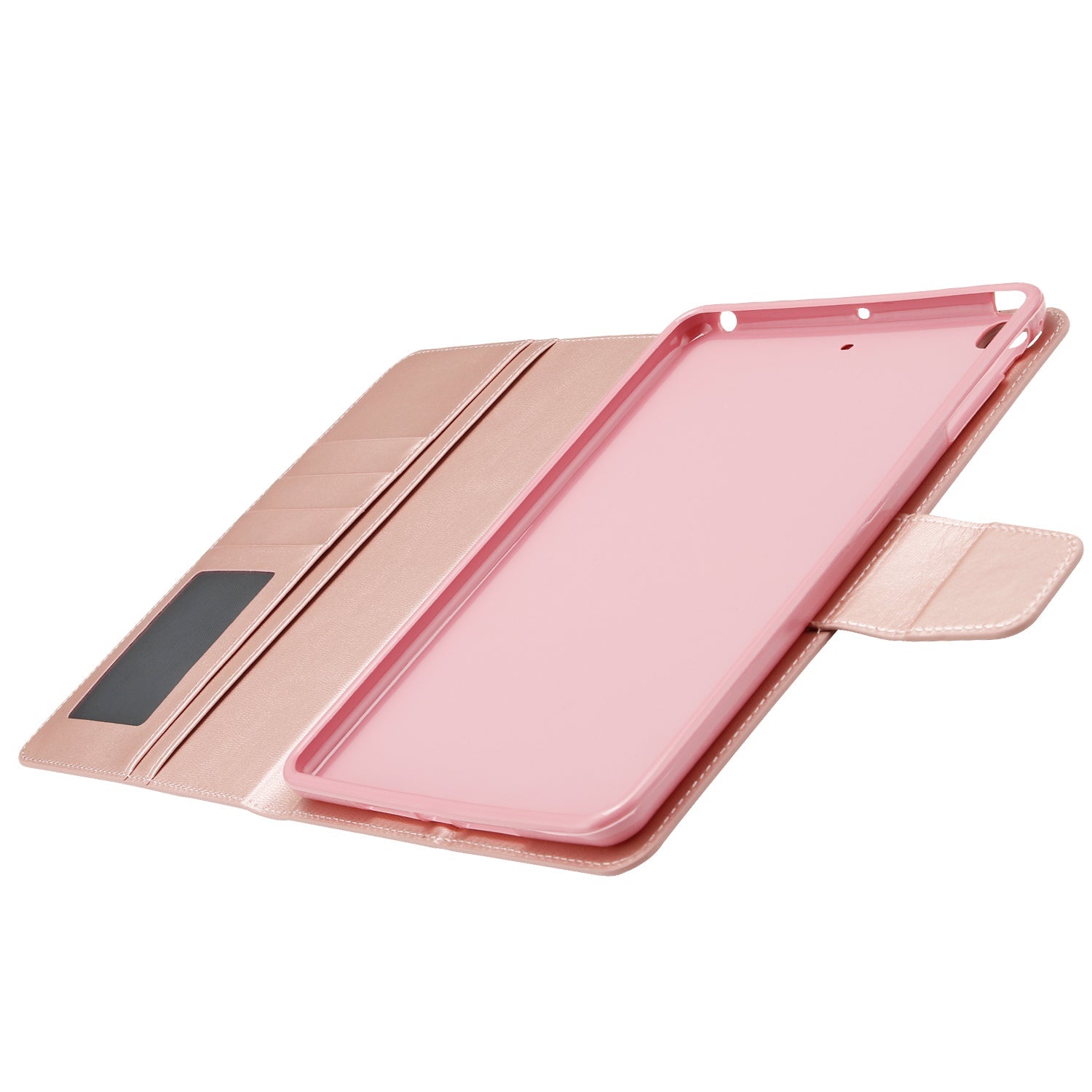 iPad Pro 12.9" 2022 Luxury Hanman Leather Wallet FlIp Case Cover
