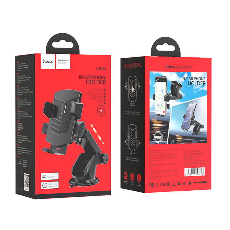 hoco. Car Mount Phone Holder Thick Cases & Big Phones Friendly CA83