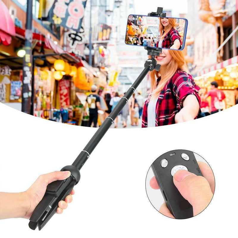 Yunteng Bluetooth Selfie Stick Tripod with Remote YT-9928