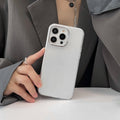 iPhone 15 Invisible Lens Holder Ultra-thin Matte Phone Case