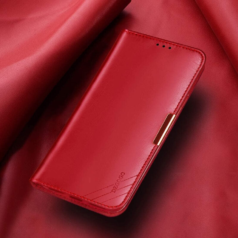 iPhone 11 DZGOGO Genuine Leather Wallet Case Cover