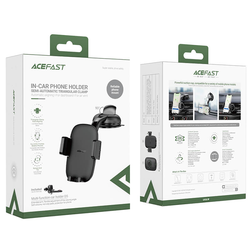 Acefast Magnetic Cell Phone Car Mount Holder for Dashboard Windshield Vent D5