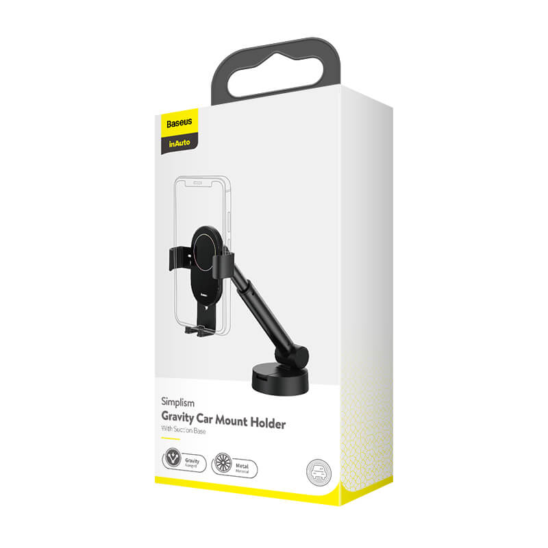 Baseus Simplism Gravity Car Mount Holder with Suction Base JY01