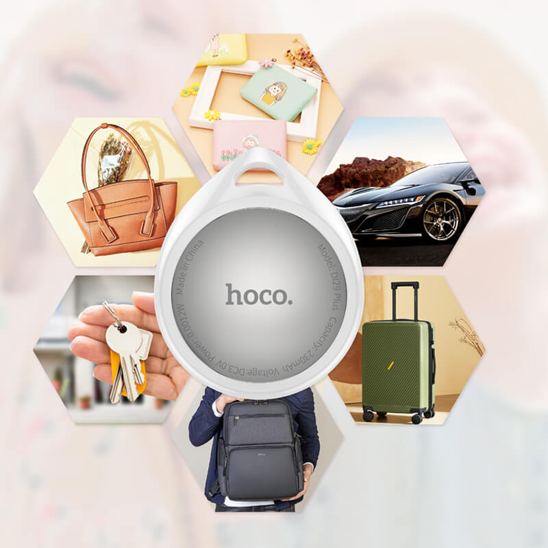 hoco. Water Droplet Shape Anti-lost Bluetooth Tracker D129 Plus