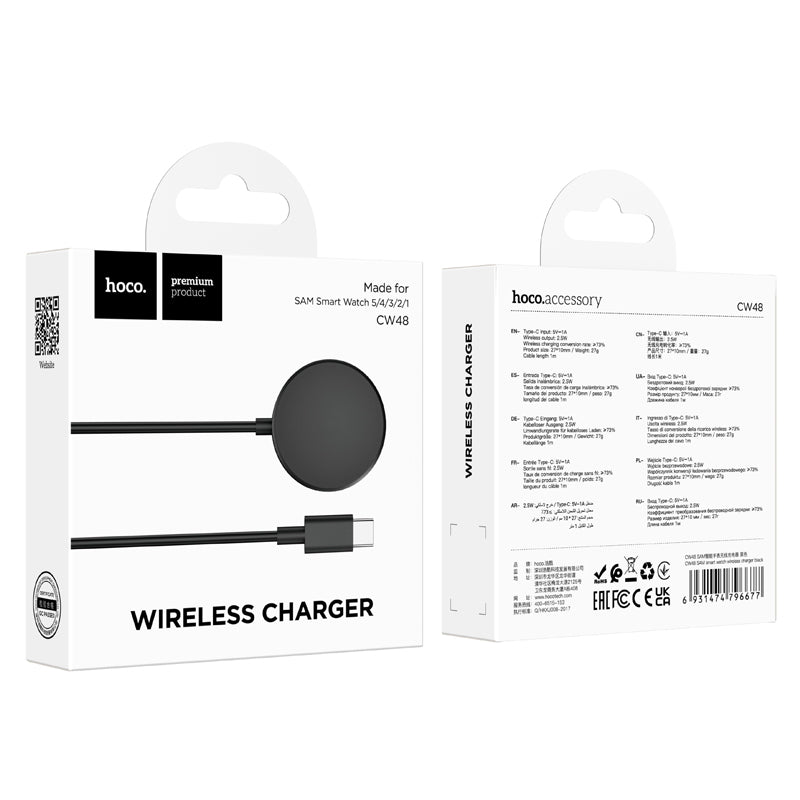 hoco. Samsung Smart Watch Wireless Charger 1M CW48