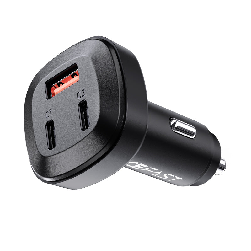 Acefast 66W (2C+A) Three-Port Metal Car Charger