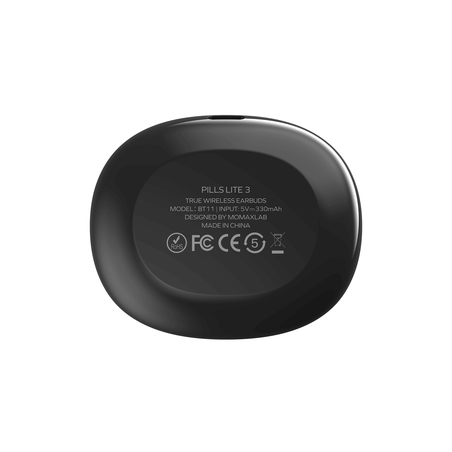 Momax True Wireless Noise Cancelling Earphone BT11 Small Shell Black