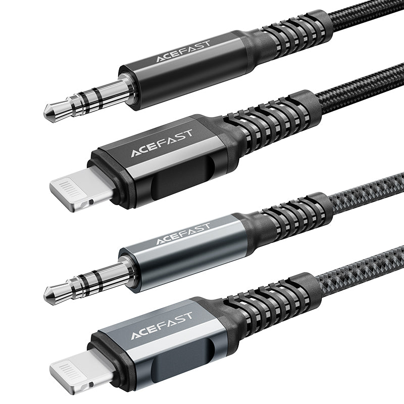 Acefast 1.2m Lightning to 3.5mm Aluminum Alloy Audio Cable