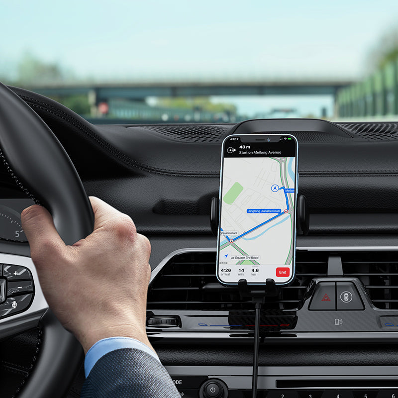 Acefast Wireless Charging Automatic Clamping Car Mount Charger D1
