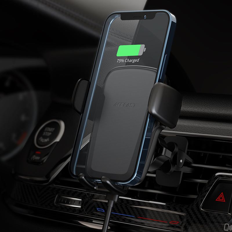 Acefast Wireless Charging Automatic Clamping Car Mount Charger D1
