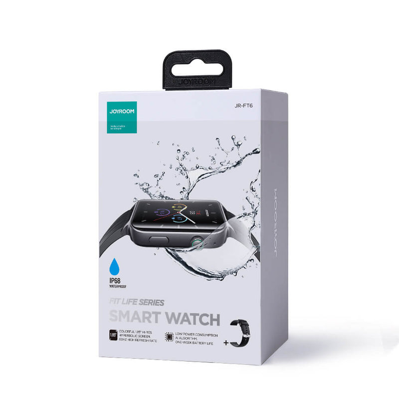 New Arrival Mobie HD Hyperbolic Screen IP68 Waterproof Smart Watch JR-FT6