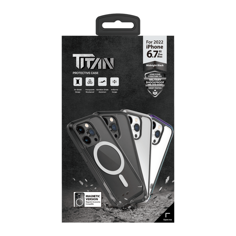 iPhone 14 Pro Max SwitchEasy Titan Drop Protection Phone Case with Magsafe
