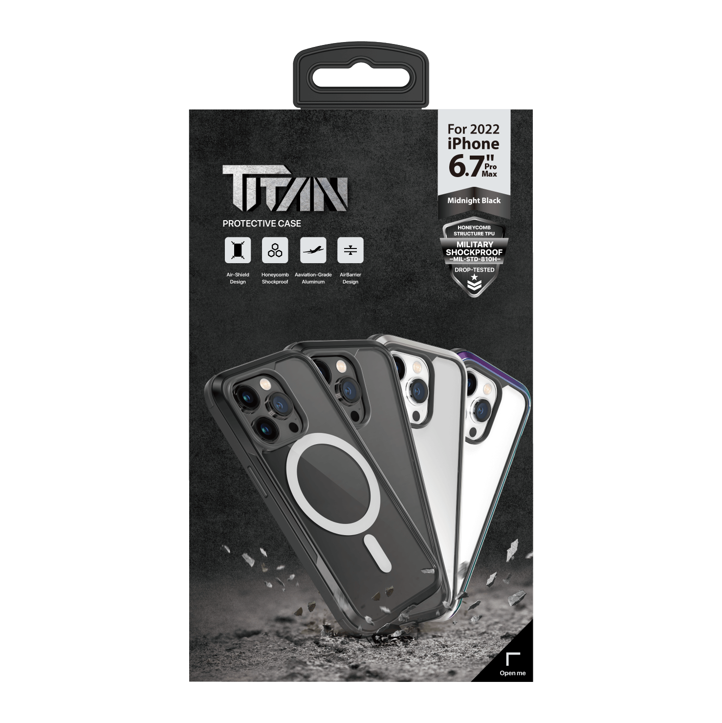 iPhone 14 Pro Max SwitchEasy Titan Drop Protection Phone Case