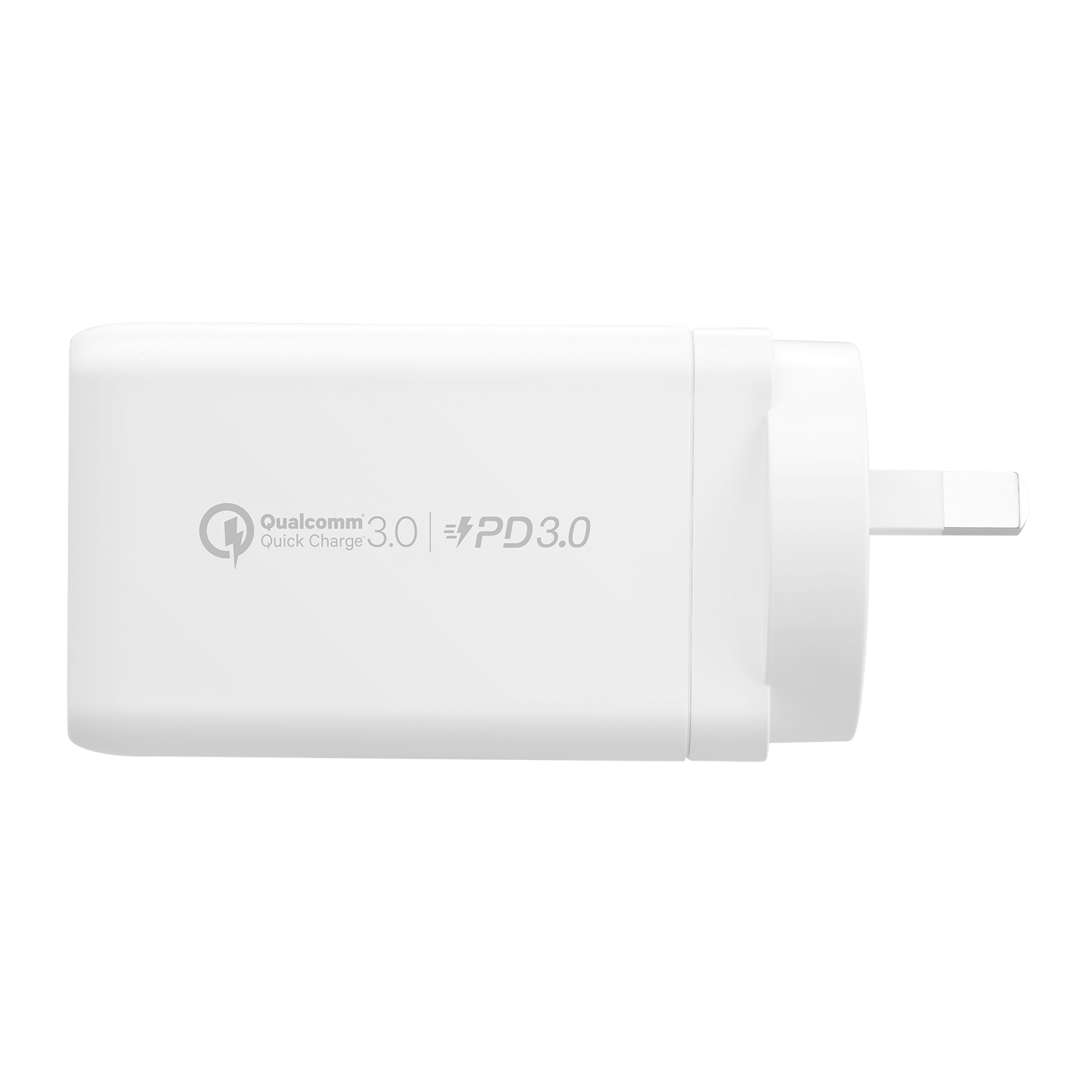 Momax One Plug 65W 3-Port GaN Wall Charger Dual USB-C and USB-A UM20