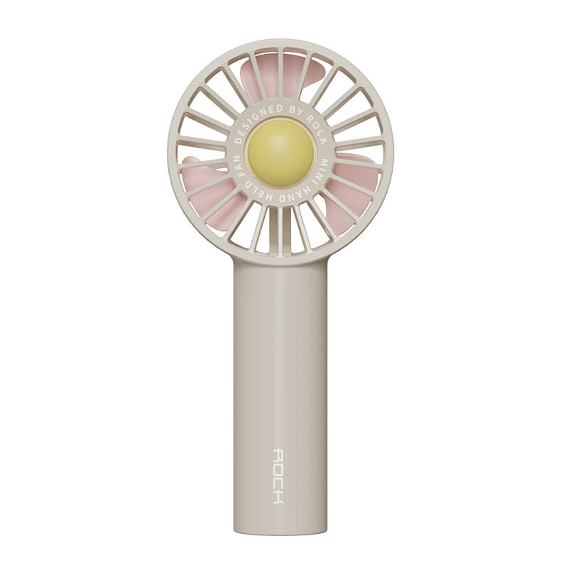 Rock Mini Portable USB Rechargeable Handheld Cooling Fan