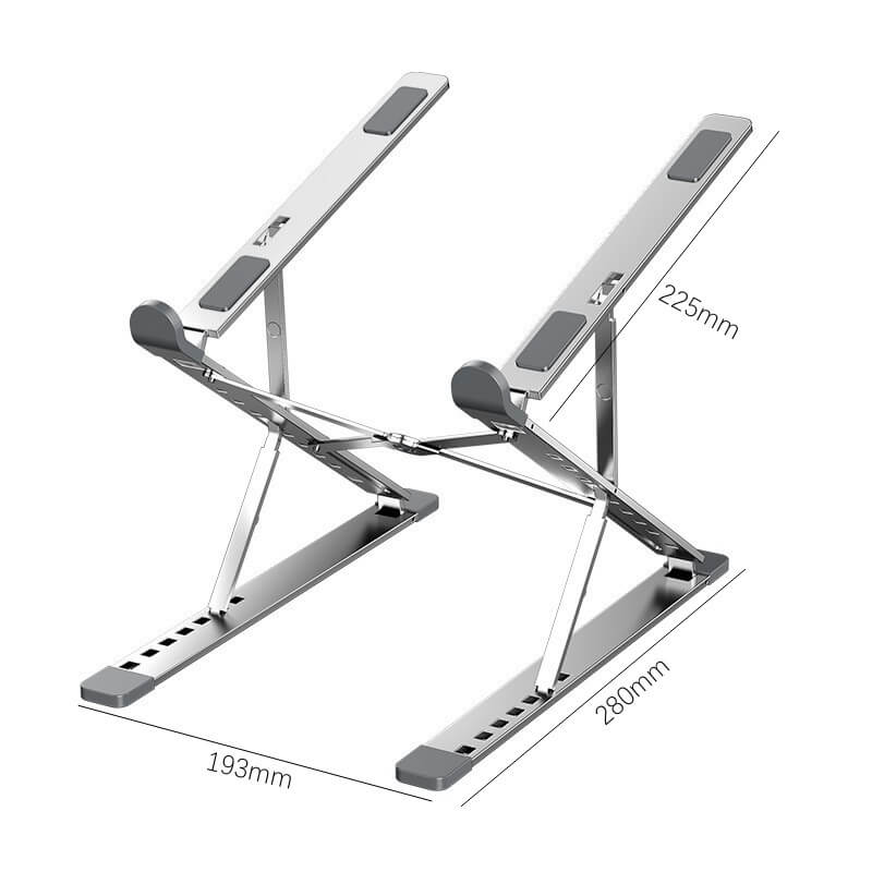 SAIJI Foldable All Aluminum Alloy Notebook Laptop Bracket N8